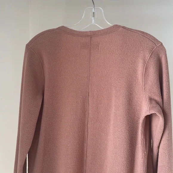 Abercrombie & Fitch Soft A&F Cozy Small Dusty Rose Long Duster Cardig… - Picture 4 of 8